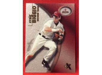 2001 Fleer EX Craig Biggio Card