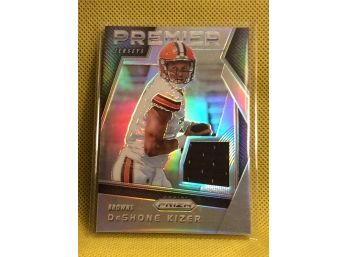 2017 Prizm Premier Jerseys DeShone Kizer Jersey Card