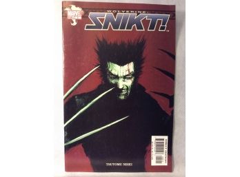 2003 Marvel Comics Wolverine Snikt! Comic Book #5