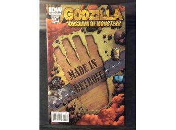 2011 Godzilla Kingdom Of Monsters Comic Book #6