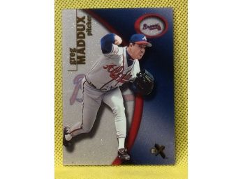 2001 Fleer EX Greg Maddux Baseball Card