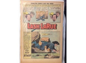 Vintage 1940s-50s Lash LaRue Comic Book