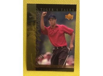 2001 Upper Deck Tiger's Tales Tiger Woods Card