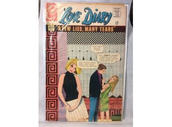 Vintage Love Diary Comic Book