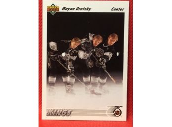 1991-92 Upper Deck Wayne Gretzky Card