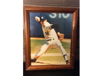 Ron Davis 8x10 Autographed Photo Framed With COA