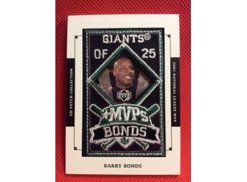 2003 Upper Deck Patch Collection Barry Bonds Card