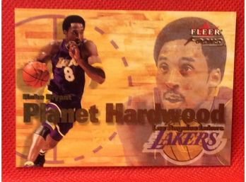 2000-01 Fleer Focus Kobe Bryant Planet Hardwood Card