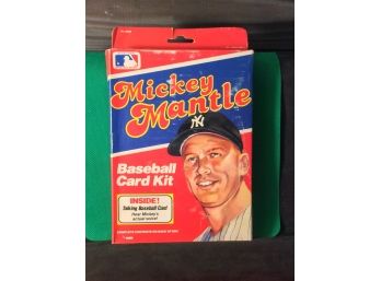 Mickey Mantle Baseball Card Kit NEW Unopened