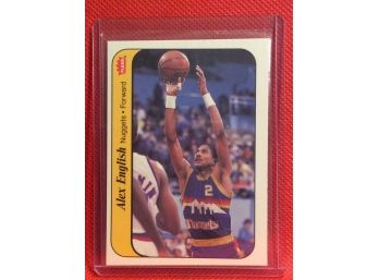 1986 Fleer Alex English NBA Sticker