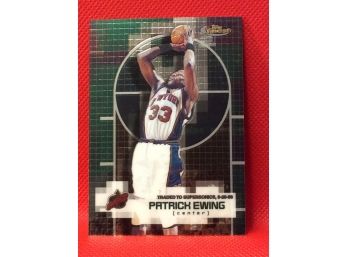 2000 Topps Finest Patrick Ewing Card