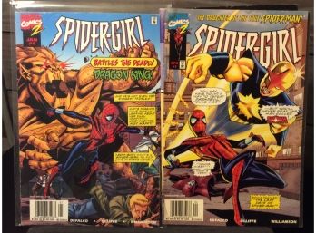 Lot Of 2 Spider-girl Comic Books