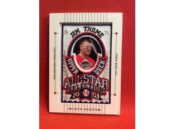 2003 Upper Deck Patch Collection Jim Thome Card