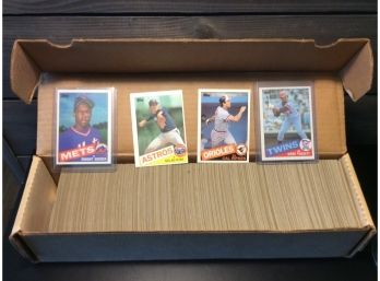 1985 Topps Baseball Starter Set With Puckett Rookie And Stars