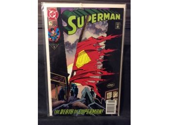 1993 DC Comics Superman Comic: The Death Of Superman