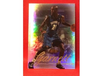 2000 Fleer Flair Showcase Kevin Garnett Card