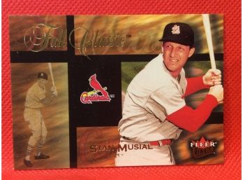 2002 Fleer Ultra Stan Musial Fall Classic Insert Card