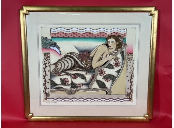 Vintage Sidney Schatzky Signed And Numbered Etching And Silkscreen
