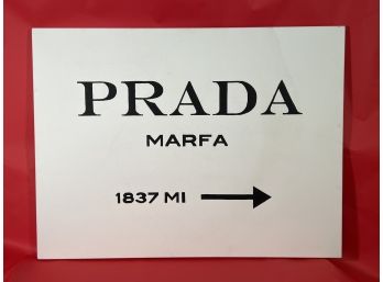 Vintage Prada Marfa Painting