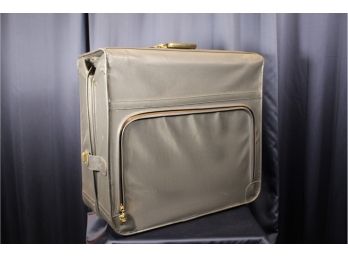 Vintage Lady Baltimore Garment Bag Luggage With Keys