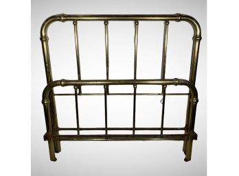 Vintage Full Size Brass Bed Frame