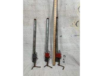 Vintage 3 Clamp Lot - Hartford Clamp Co