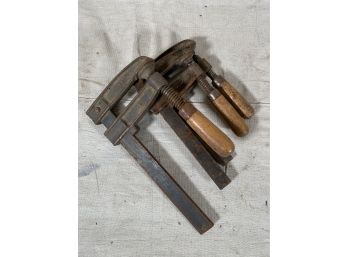 Lot Of Three Hartford Clamps