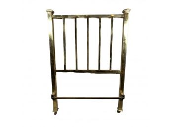 Vintage Twin Brass Bed - No Side Rails