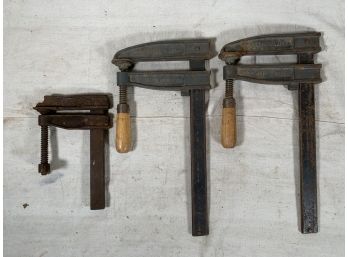 Lot Of Three Hartford Clamps