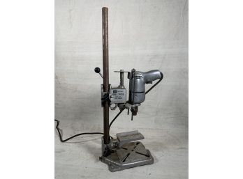 Vintage Sears Drill Press And Drill