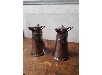 Vintage Silverplate Stirrup Cups