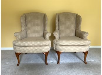 Pair Of Wingback Chairs