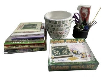 Potting Gear & Garden Books