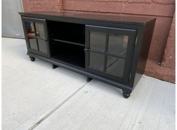 Black Tv Component Stand