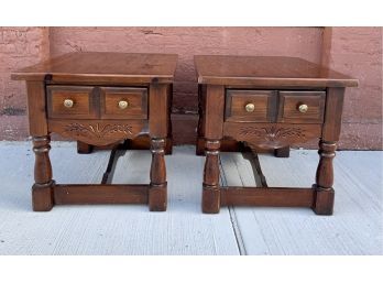 Two Vintage Side Tables