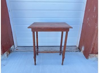 Small Wood Side Table