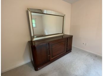 Stunning MCM Dresser With Large Mirror