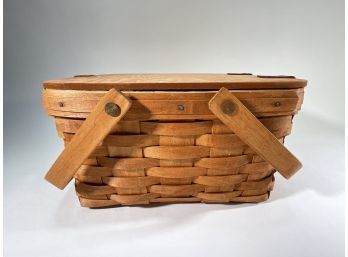 Longaberger Picnic Basket - Rare Find! New And Adorable!