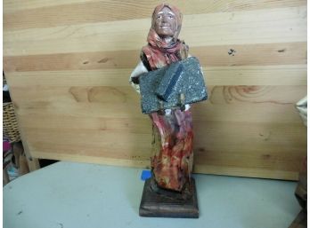 Nuno Velez Mexico Paper Mache Hecho En Art Artist Folk Figure 14'