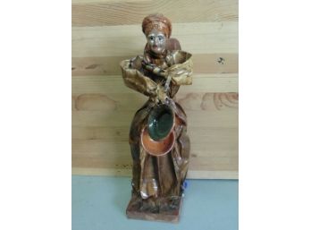 Nuno Velez Mexico Paper Mache Hecho En Art Artist Folk Bowl Figure 14'