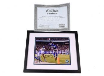 Odell Beckman Jr. Hand-Signed 'Catch Of The Year' Photograph With COA (RETAIL $275)