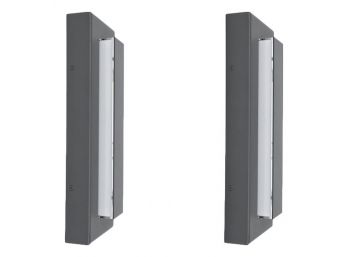 NEW! Pair Of Aspen 15 Outdoor Wall Sconces By Tech Lighting (RETAIL $724)