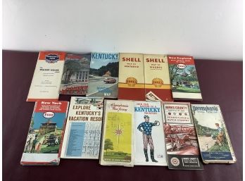 12 Vintage Gas Station Maps