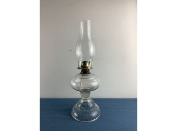 Clear Glass Oil Lamp