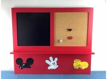 Disney Black Board - Cork Board And Coat Rack