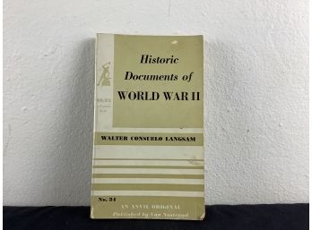 Historic Documents Of World War II Arch Ward (1951)