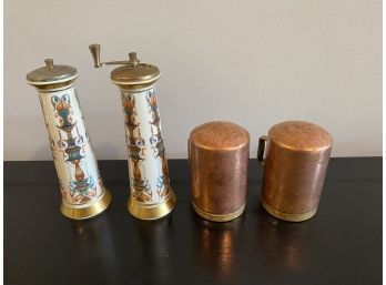 Group Of Vintage Salt And Pepper Shakers, Lenox And Old Dutch