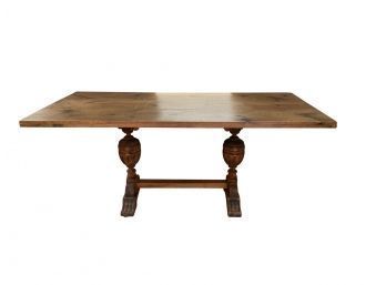 Farmhouse Pedestal Dining Table