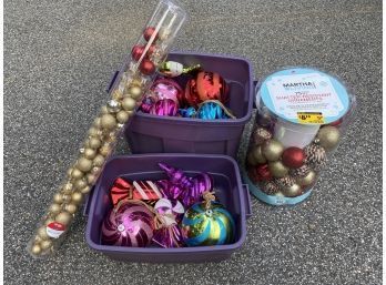 Group Of Assorted Christmas Ornaments