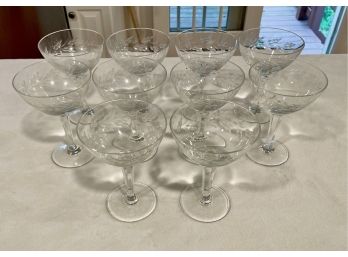 Lot Of 10 Dining Glasses